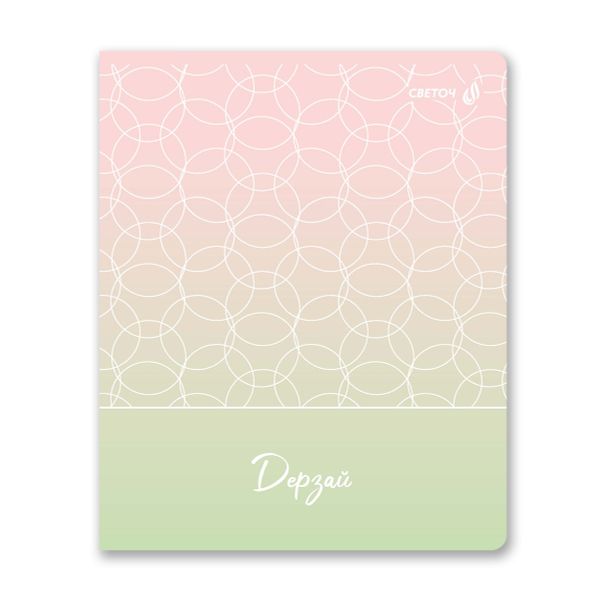 Тетрадь ученическая общая, софт-тач ламинация + выборочный лак, цветной запечатанный форзац, A5+ 48 л. на скобе 65 г/м², белизна 100 %, 10 шт, клетка, 00995 Кружева, Светоч 48Т14