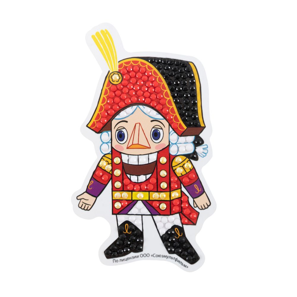 Алмазная (кристальная) мозаика Фрея CMF-ALVM-100, Союзмультфильм. Магнит Щелкунчик, 6х11 см