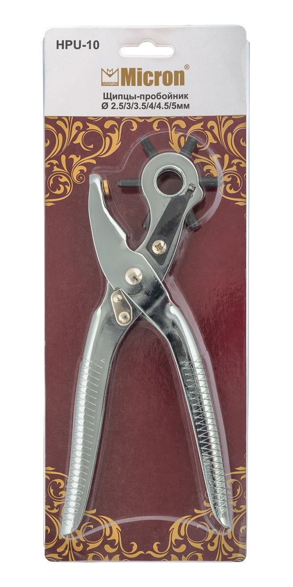 Щипцы-пробойник, 6 насадок, Micron HPU-10