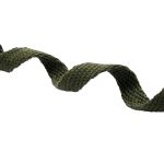 Шнур плоский плетеный х/б ⌀15.0 мм / 20 метров, цв.12 хаки