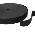 Резинка вязаная 35.0 мм / 40 метров, стандартная 3.9 г/п.м., черный