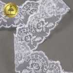 Кружево капроновое 45 мм / 9.14 м, TBS.30010 цв.001 белый, Kruzhevo
