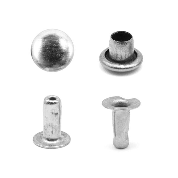 Хольнитены ⌀5 мм, h=5 мм, металл, New Star №00, никель, уп.≈5000 шт