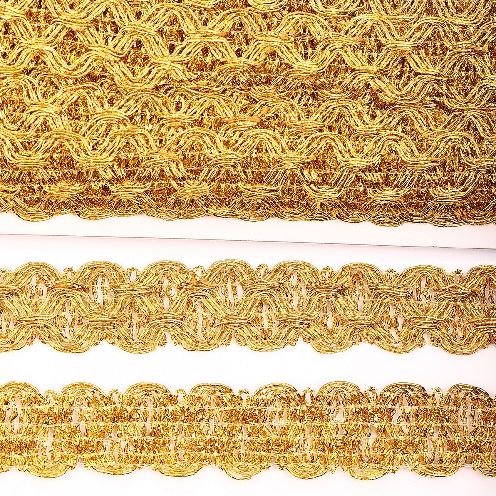 Тесьма отделочная 23 мм / 13.71 метров, TBY 904 цв.золото