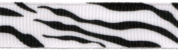 Лента репсовая (в рубчик) с рисунком 12.0 мм / 22.5±1 метров, 001/L18 белый/полосы, Gamma GRC-12