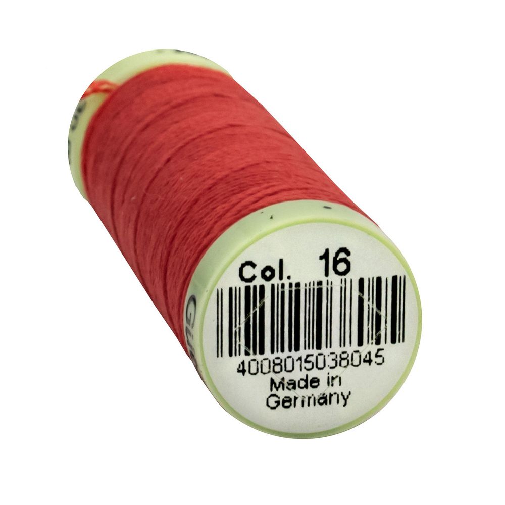 Нитки отделочные Gutermann Top Stitch, 30м, 016 красный коралл, 5 катушек