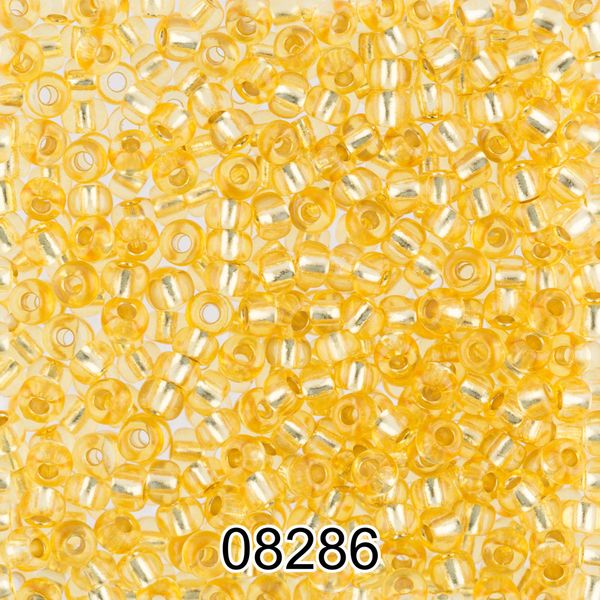 Бисер Preciosa 10/0 (2.3 мм), 500 г, 08286 (Ф387) желтый