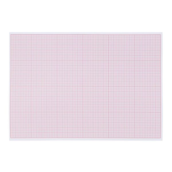 Бумага масштабно-координатная 80 г/м², А4 Маджента, 20 листов