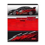 Тетрадь ученическая школьная, A5+ 18 л. на скобе 65 г/м², белизна 100%, 20 шт, клетка, 000708 Дави на газ, Светоч 18ТЕТк-001