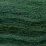 Шерсть для валяния Троицкая п/тонкая 1х100 г (до 29 мкр), 434 зеленый