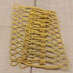 Сутажная застежка, 18х11 см (золото), NO.6