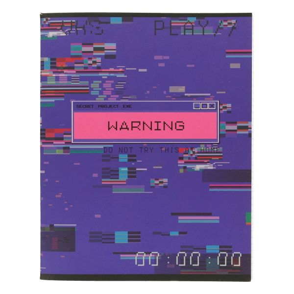 Тетрадь Digital A5 96 л. на спирали 60 г/м², 6 шт, клетка, SVT 960521 04 Warning, Светоч