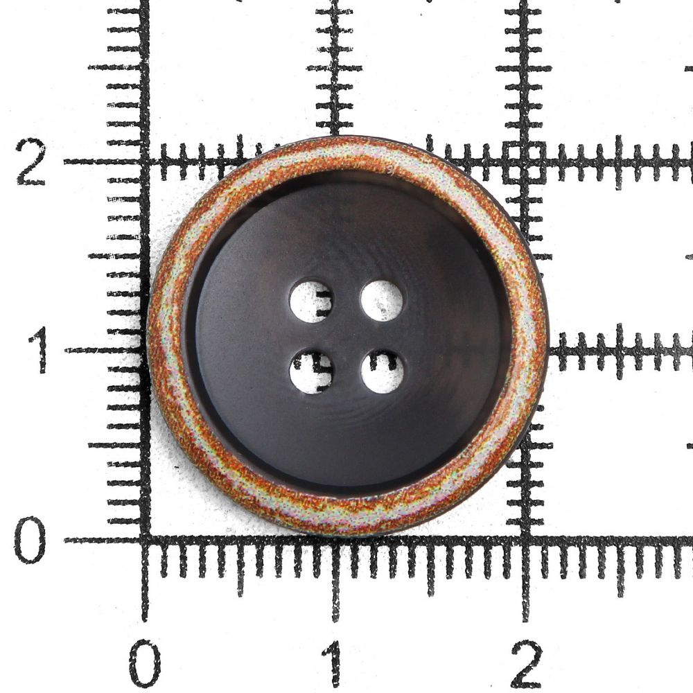 Пуговицы 4 прокола 34L (21мм), (Black (черный)), 24 шт, 615013-2