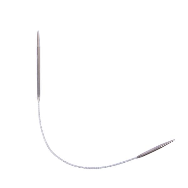 Спицы круговые металл ⌀3.5 мм, 25 см, с металлической леской, Gamma MNF