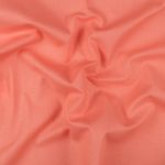 Хлопчатобумажная ткань 140 г/м², отрез 50х55 см, коралловый, Gamma
