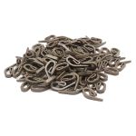 Крючки шторные для карниза 26.5 мм, улитка усиленные, пластик, антик (латунь), 100 шт/упак