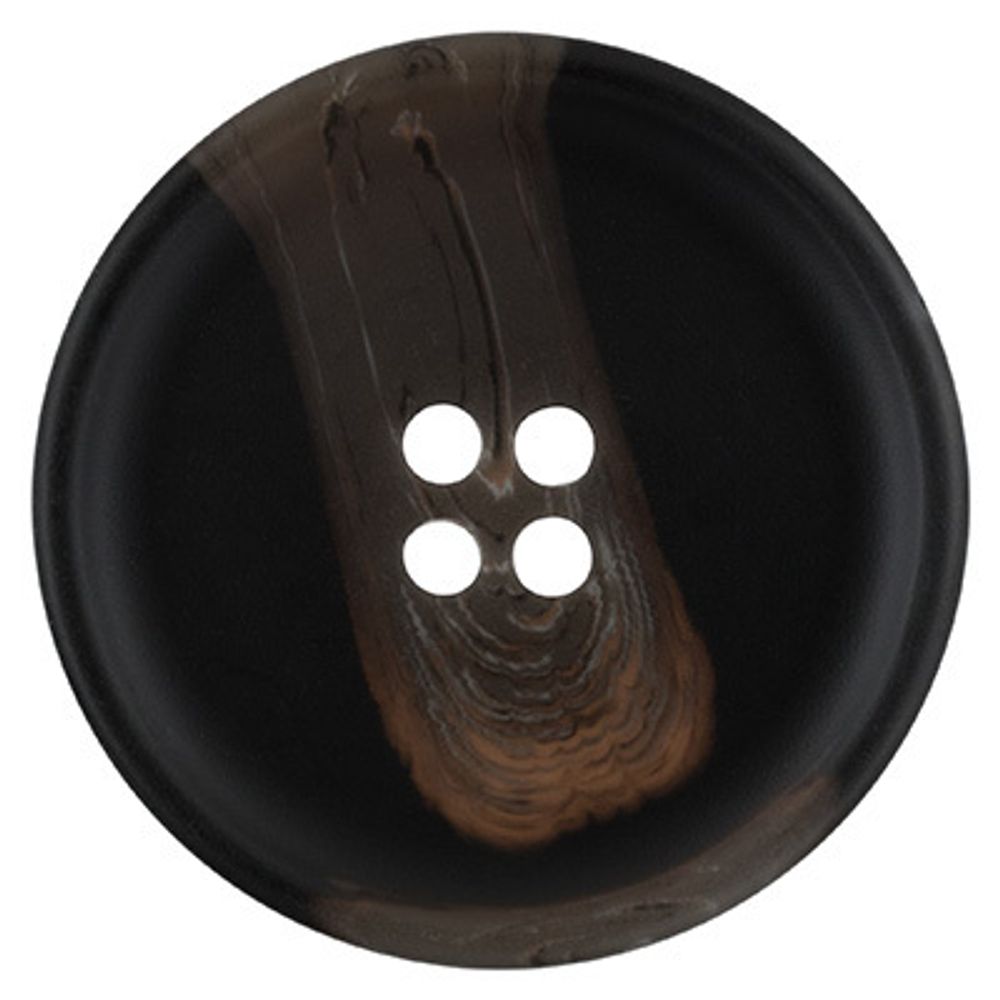 Пуговицы костюмные 25 мм, 12 шт, А008 черный, Blitz DRN 0082