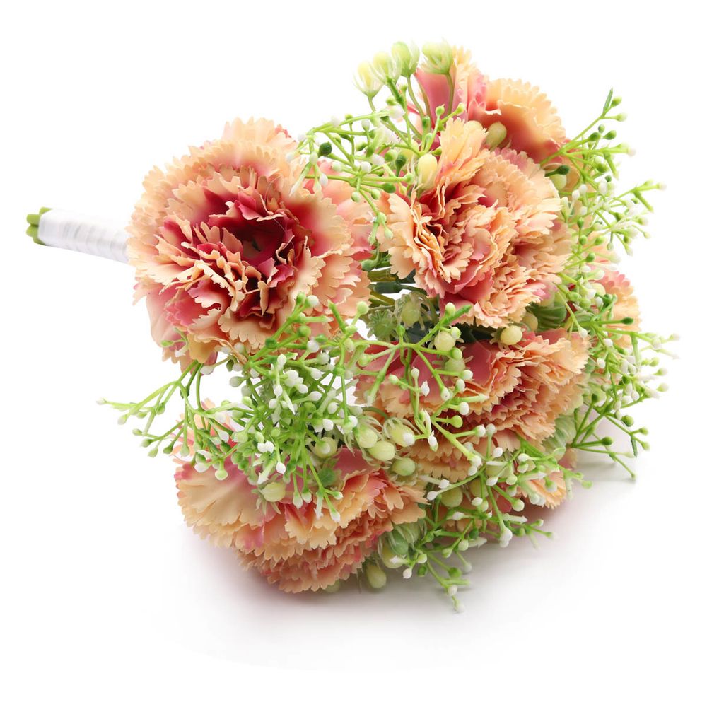 Цветы искусственные Гвоздика, 7 шт, 29см, H Розовый