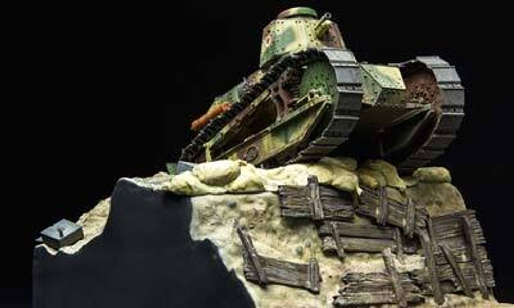 Модель сборная: танк, FT-17 LIGHT TANK (RIVETED TURRET) 1/35, Meng TS-011