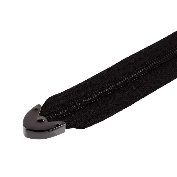 Наконечник для молний 22 мм, 22х20х5 мм, 5 шт, 02 черн.никель, Gamma LTZ-02