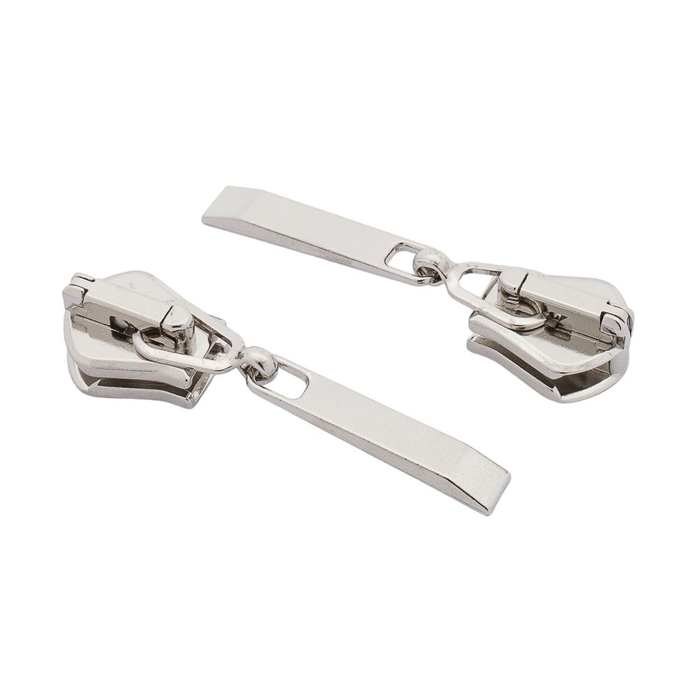 Слайдер (замок) для молнии трактор Arta Т8 (8 мм) никель -F, уп.10 шт