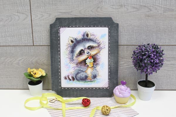 Набор для вышивания нитками МП Студия (Жар-птица), Угощайтесь 18х22 см