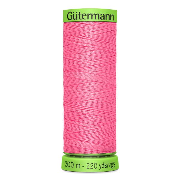 Нитки для тонких тканей Gutermann Extra Fine 150, 200м, 728 французский розовый, 5 катушек