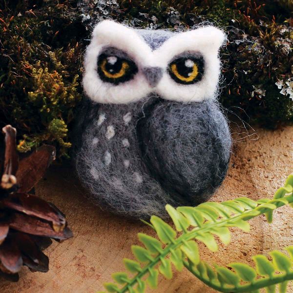 Набор для создания броши из шерсти 