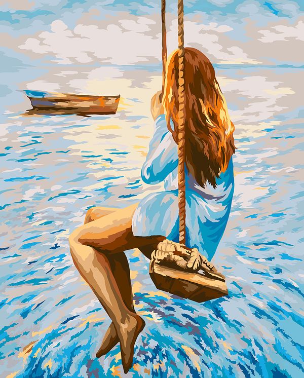 Картина по номерам Фрея, В гармонии с собой, 50х40 см