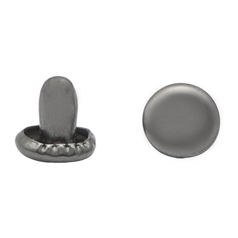 Хольнитены двухсторонние ⌀5 мм, h=5 мм, сталь, New Star №00, чер.никель, уп≈5000 шт