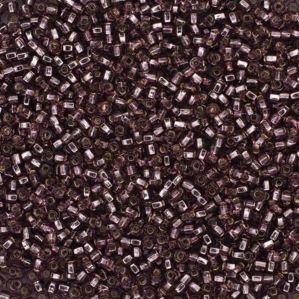 Бисер Preciosa прозрачный с сереб. центр. 10/0 (2.3 мм), круг.отв., 50г, (27010)