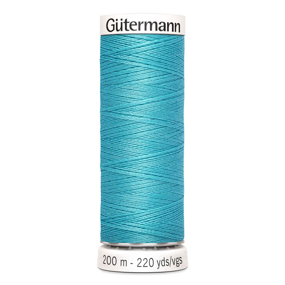 Нитки универсальные Gutermann Sew-all, 200м, 714 умеренный аквамарин, 1 катушка