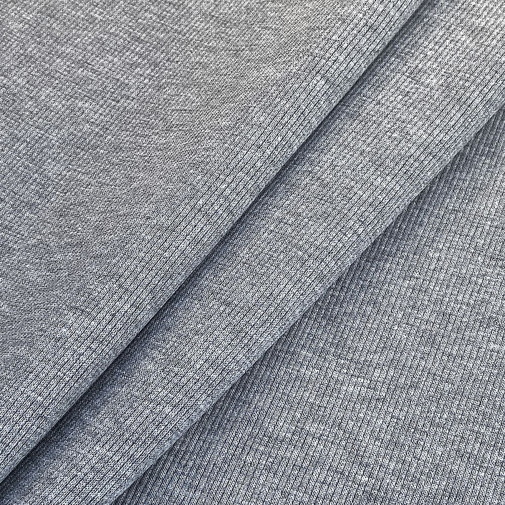 Кашкорсе с лайкрой пенье 400 г/м², 60+60 см / 3 метра, КАШ.400.СЕР.МЕЛ.3, сер.меланж