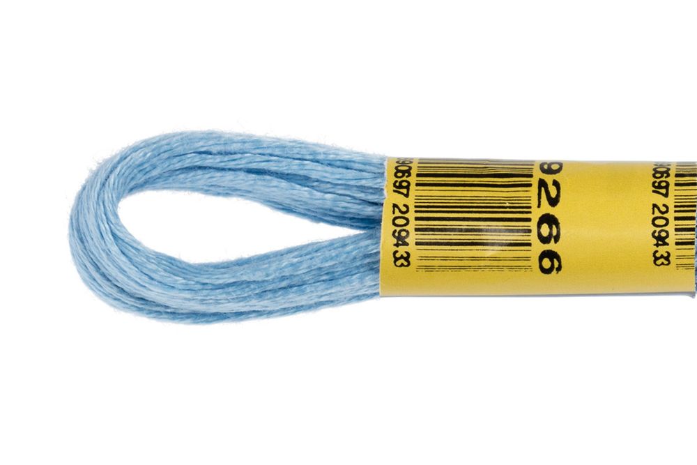 Мулине ПНК им.Кирова цв.9266 св.голубой, Россия, 24 мотка по 8 метров