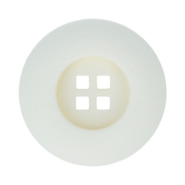 Пуговицы 4 прокола пальтовые 30 мм, 12 шт, А001 белый, Gamma OXG 0024