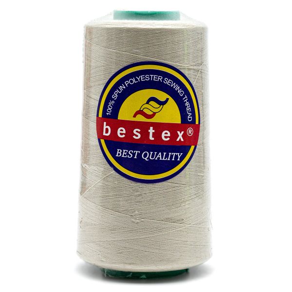 Нитки универсальные Bestex 50/2, 4570 м (5000 ярд) / 1 кат., 205 бело-серый