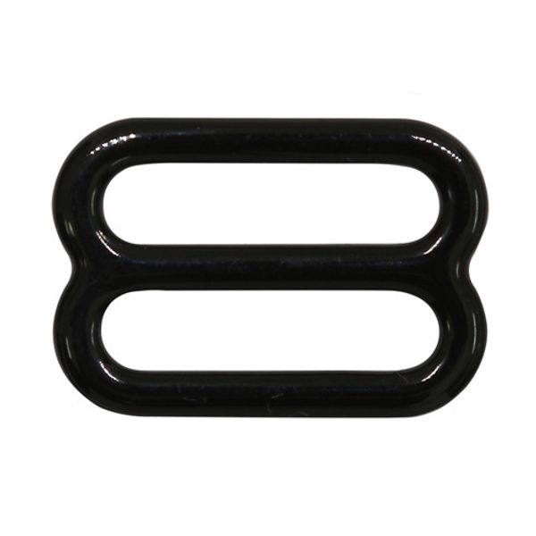 Рамки-регуляторы для бюстгальтера металл 14.0 мм, черный, 100 шт