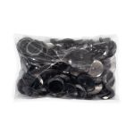 Пуговицы на ножке 48L (30мм) (Blk/Pewter (черный/черный никель)), 72 шт