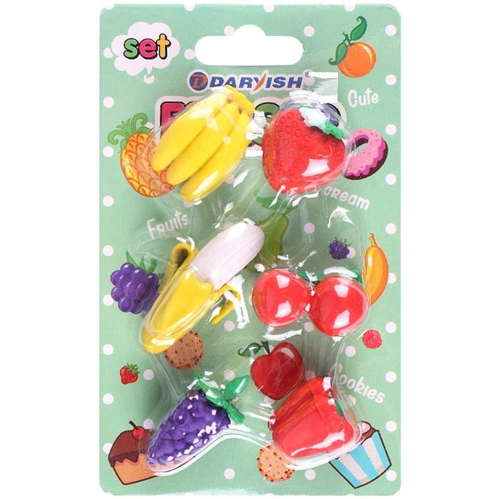 Набор ластиков, 6 шт, DV-11974