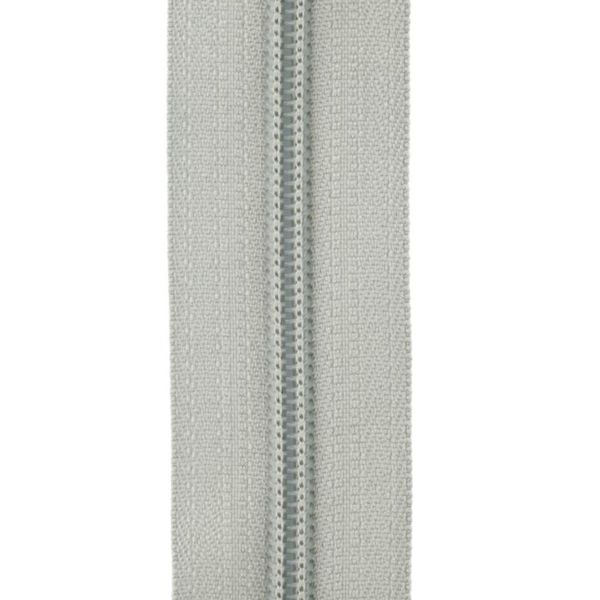 Молния рулонная спираль (витая) Т5 (5 мм) / 200 метров, 301 св.серый, Gamma