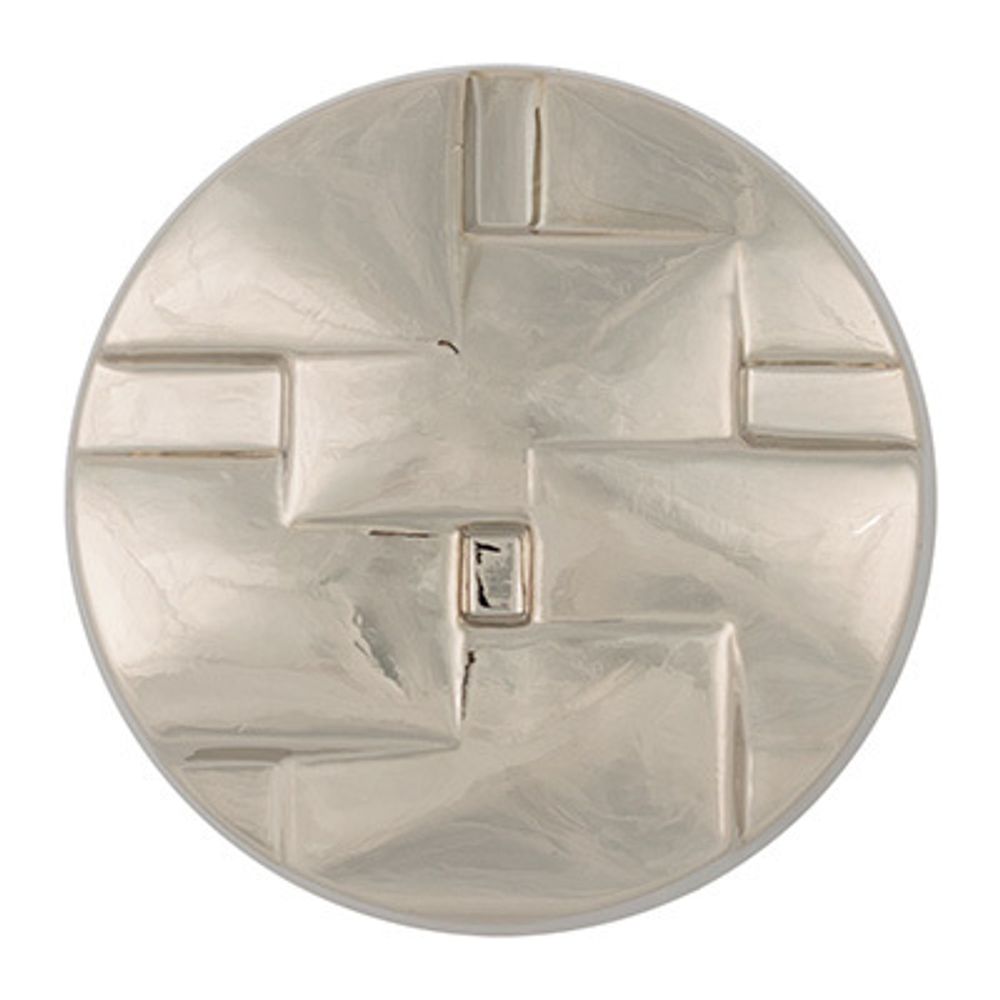 Пуговицы на ножке металл 22.5 мм, 6 шт, 04 никель, Blitz MB 0226