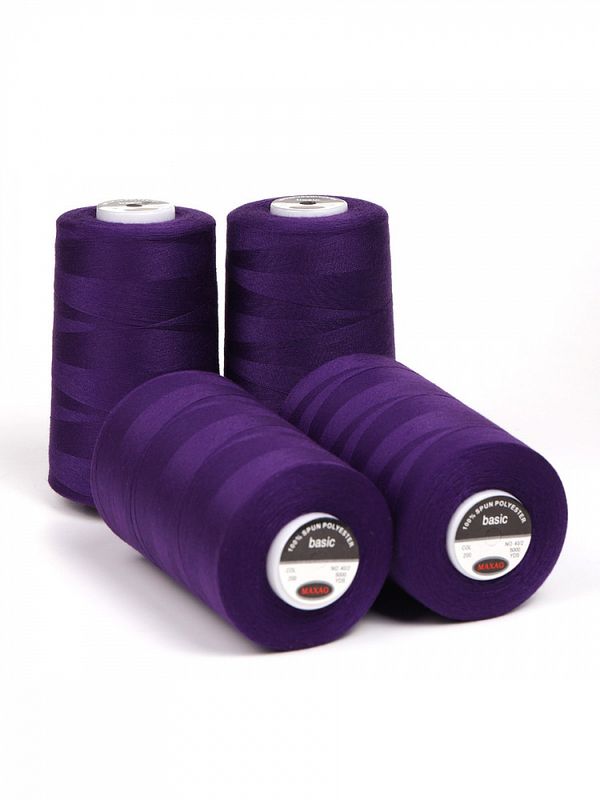 Нитки швейные Max 40/2, 4570 м (5000 ярд), 200 фиолетовый / 4 бобины