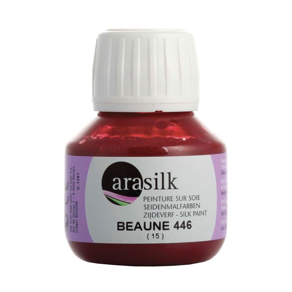Краска для шелка H Dupont Arasilk, 50мл, 446 бордовый
