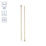 Спицы прямые бамбук ⌀7.0 мм, 35 см, Gamma BL2