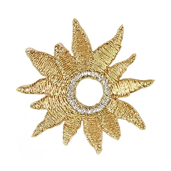 Термоаппликация Цветы золот. 2 шт, Prym