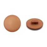 Пуговицы на ножке 28L (18мм), пластик (Brown (коричневый)), NE68, 48 шт