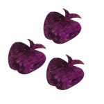 Декоративные элементы из коры дерева "Яблоко", 7см, 8 шт, розовый