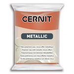 Полимерная глина Cernit Metallic запекаемая, имитация металла 56 гр, 058 бронза