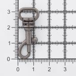 Карабин металл 10.0 мм (14х32 мм), цв.чер.никель, 20 шт