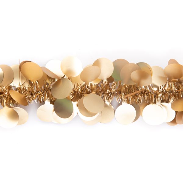 Мишура 7х200 см, 5 шт, №01 золото (матовый), Snoweekon SNW-F124